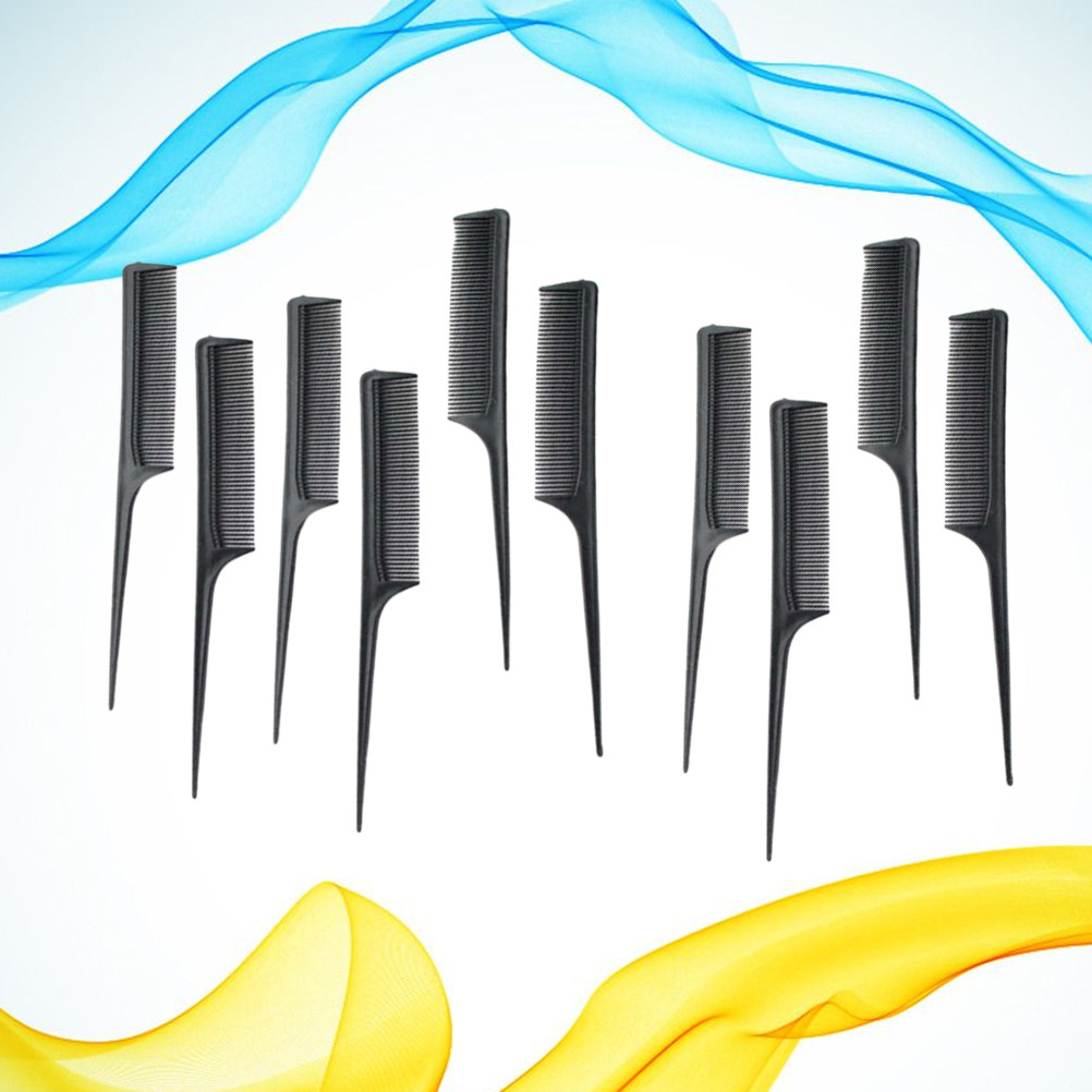 Hair Care Salon - 10 Adet Profesyonel Saç Kesme Tarağı