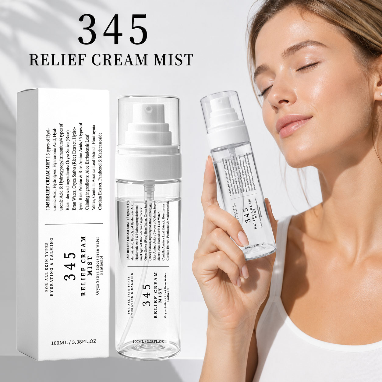 Silk Press Serum - 345 Rahatlatıcı Krem Mist Kore Cilt