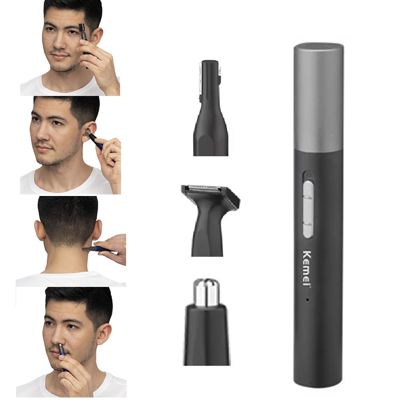 Hair Care For Men - Kemei Pro Şarj Edilebilir Burun Kılı