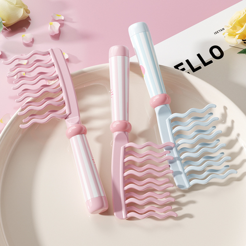 Hair Care For Wavy Hair - Çift Sıralı Dalgalı Dişli Saç Şekillendirme