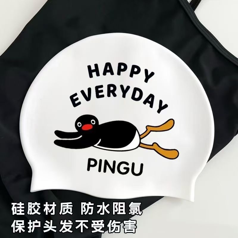 Hair Care Japan Products - Yetişkin Pingu Penguen Yüzme Bonesi Su