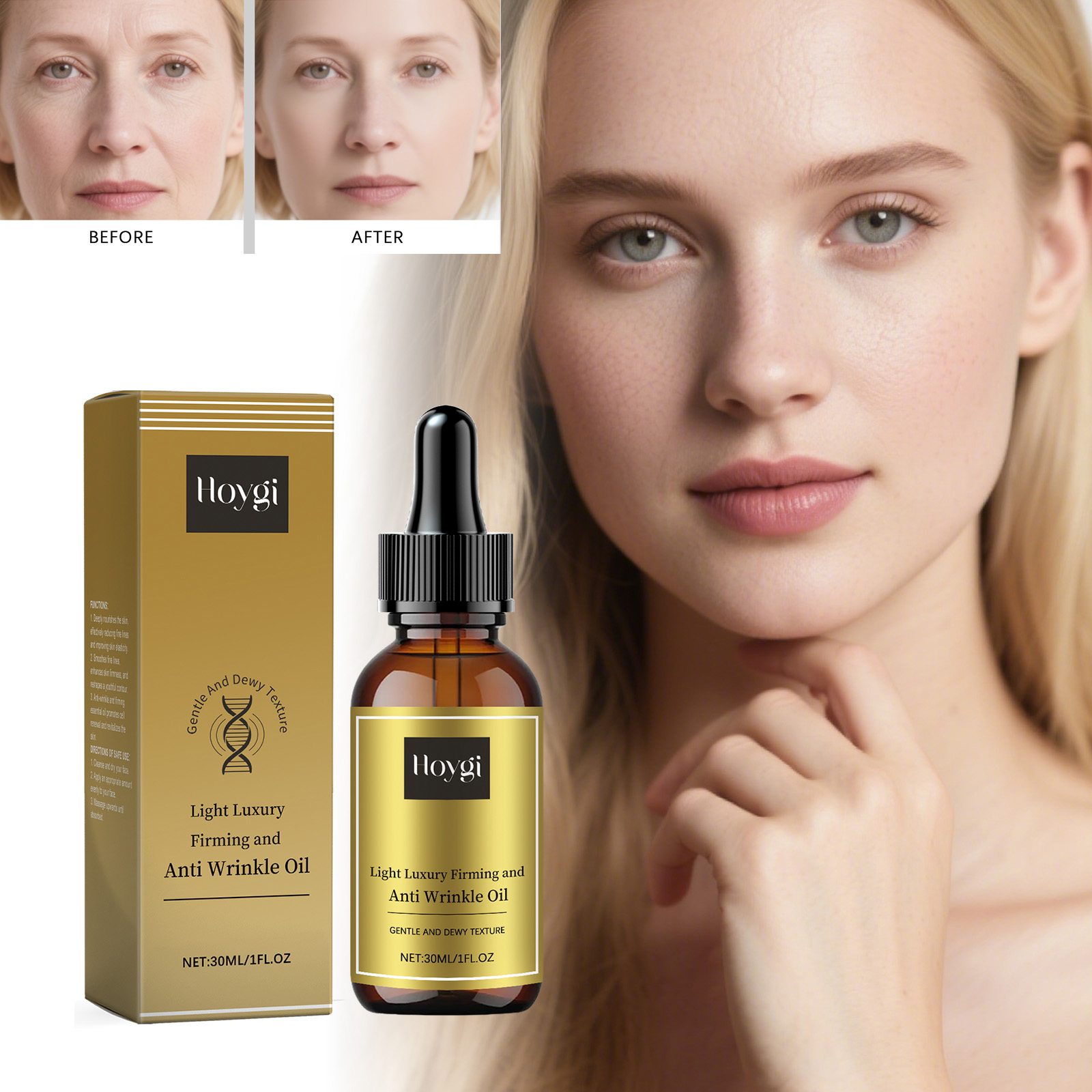 Silk Press Serum - Sıkılaştırıcı Yüz Bakım Yağı Kırışıklık Karşıtı