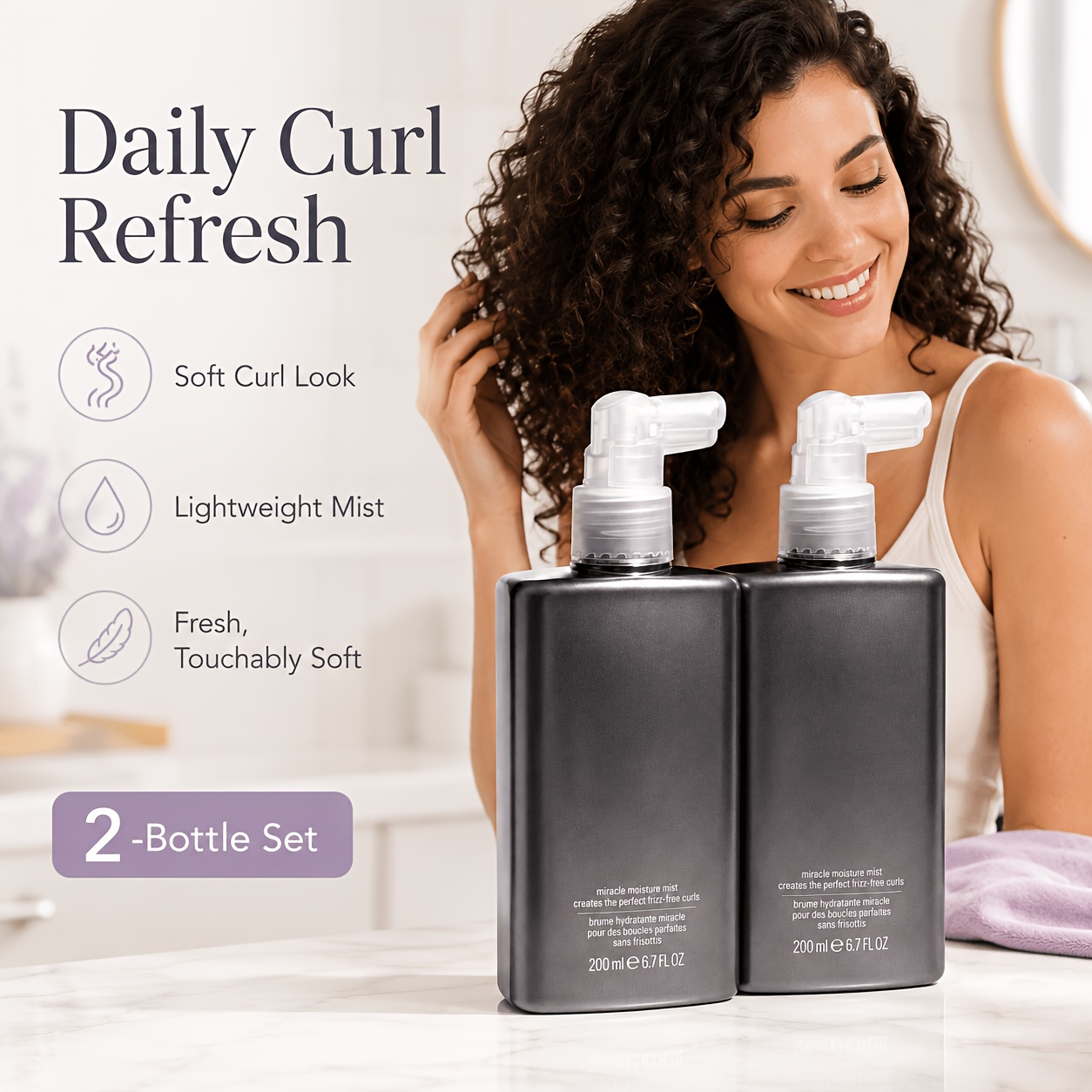 Curl Care Nemlendirici Sprey,  - Hair Care For Wavy Hair incelemesi ve fiyatı