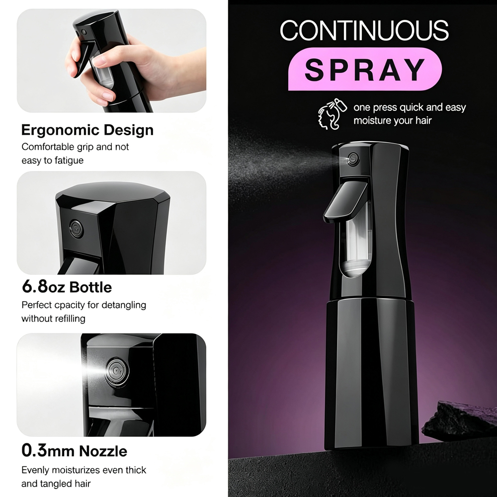 Sprey şişeli açıcı fırça seti, - Hair Care For Wavy Hair incelemesi ve fiyatı